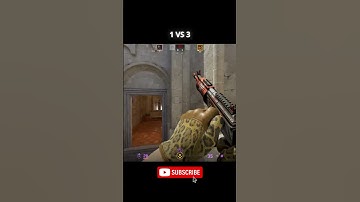 1 VS 3 #cs2 #cs2clips #gaming #cs2moments