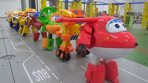 Super Wings 10 airplane robot tranformation toys 슈퍼윙스 10대 비행기 로봇 변신 장난감