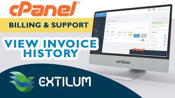 How to View Invoice History in cPanel - Extilum Hosting