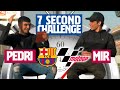 ⏱️ 7 SECOND CHALLENGE | PEDRI vs JOAN MIR 🏍️