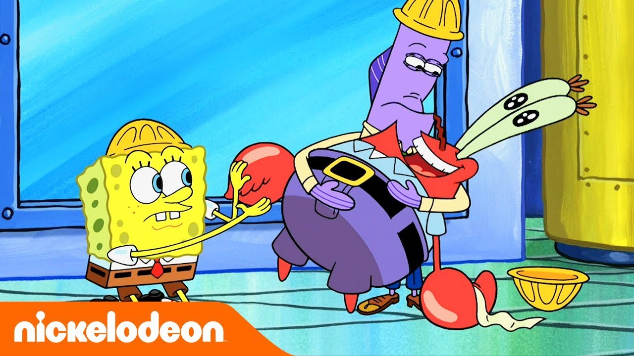 SpongeBob Schwammkopf Krabbenburger am Fließband? Nickelodeon Deutschland YouTube