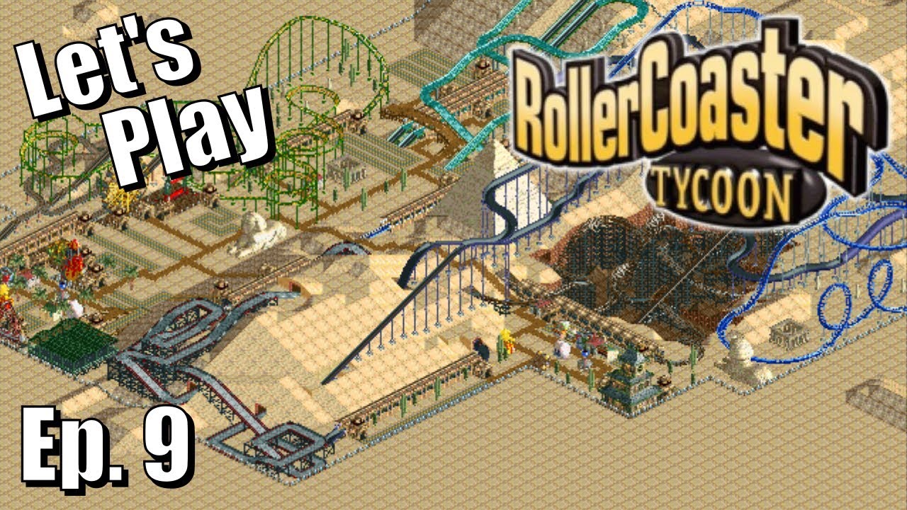 | Let's Play | RollerCoaster Tycoon - The Perfect Waterslide, Beautification, & We Won! (Ep. 9)