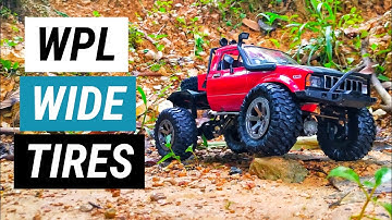 Wide Tires For WPL C14 | Easy Diy Mods | Like & Subscribe