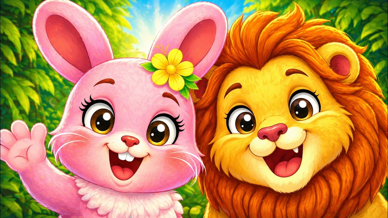 Animales de la selva para niños con Luna y Milo