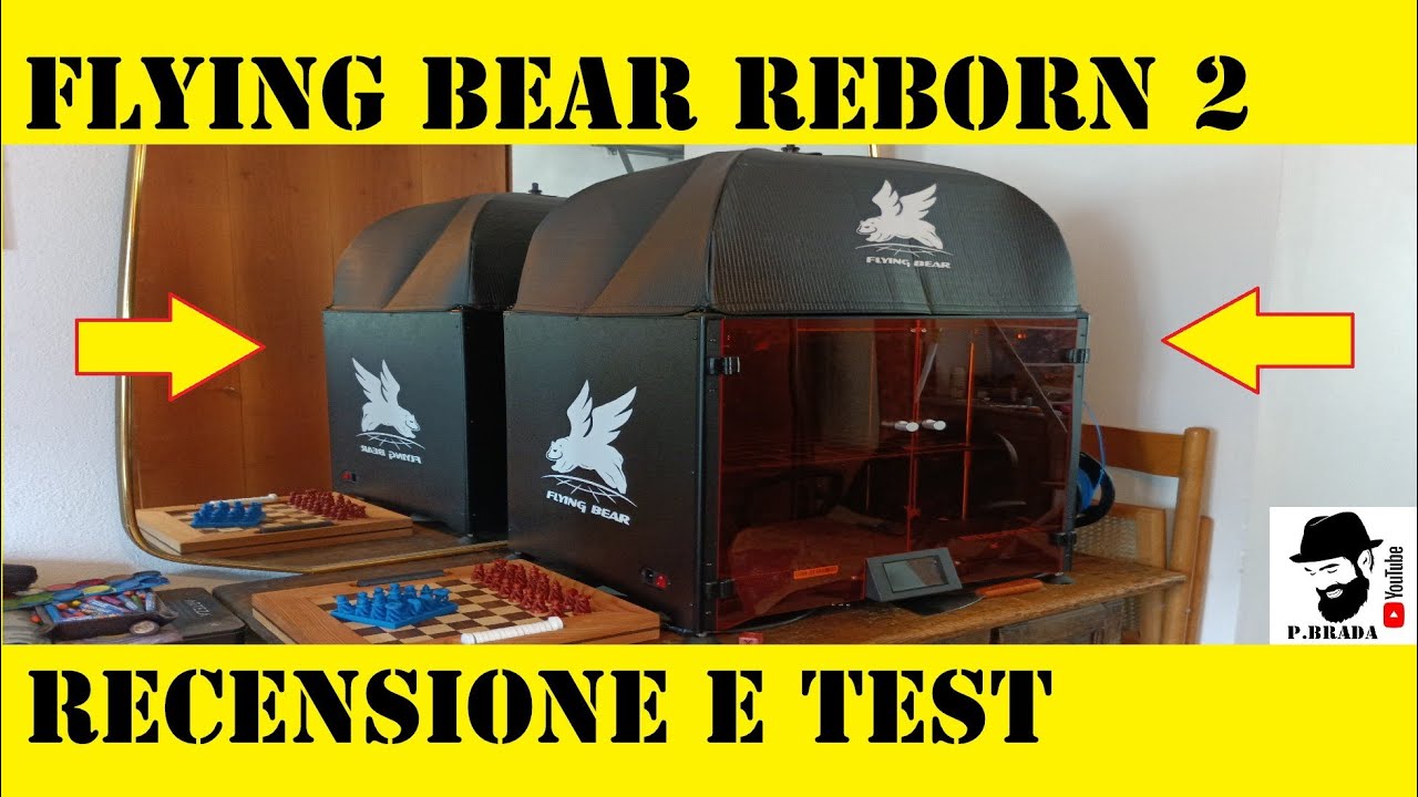 Flying bear reborn 2 Recensione assemblaggio e test - YouTube