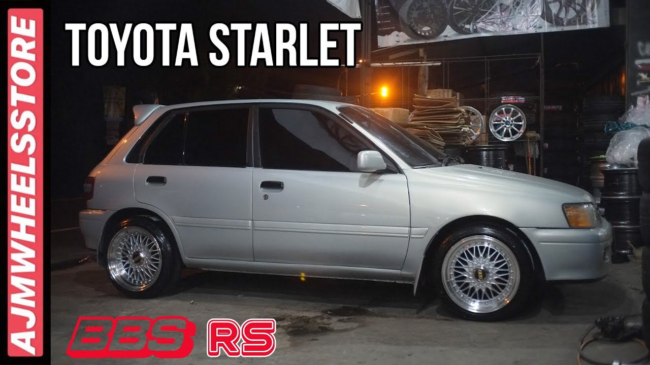 MODIFIKASI TOYOTA STARLET VELG BBS RS // AJMWHEELSSTORE - YouTube