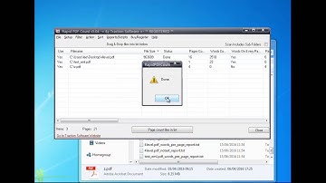 Count number of words in a pdf and per page with Rapid PDF Count