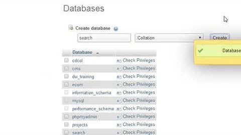 3  Creating the Database & Table for the project Building a Search Engine in PHP & MySQL