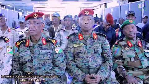 🇩🇯⚓️ Opening Ceremony:1st edition of EASF Maritime Command Post Exercise “BAHARI SALAMA I”, Djibouti