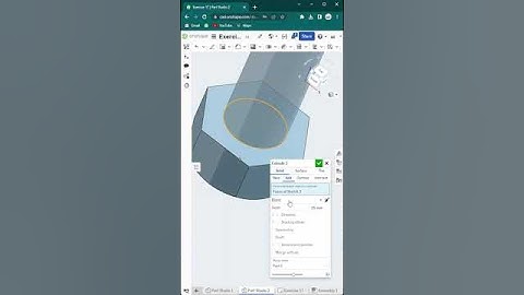 CAD Exercise   Bolt #cad #onshape #autocad #solidworks #engineering #mechanical #drafting