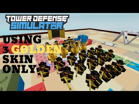 Party Skins Only Tower Defense Simulator Roblox