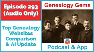 Comparing the Big 3 Genealogy Websites and AI Update