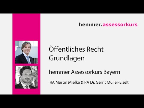 hemmer Assessor Grundlagen - Öffentliches Recht Bayern