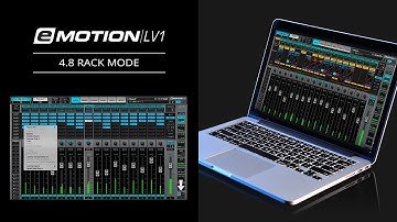 eMotion LV1 Tutorial 4.8: Mixer Window – Rack Mode