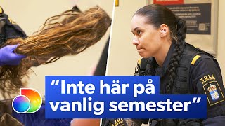 Peruker och provokativa kläder gör tullen misstänksam | Gränsbevakarna Sverige | discovery+