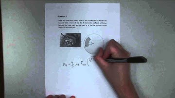 Disc Friction - Adaptive Map Worked Example 2