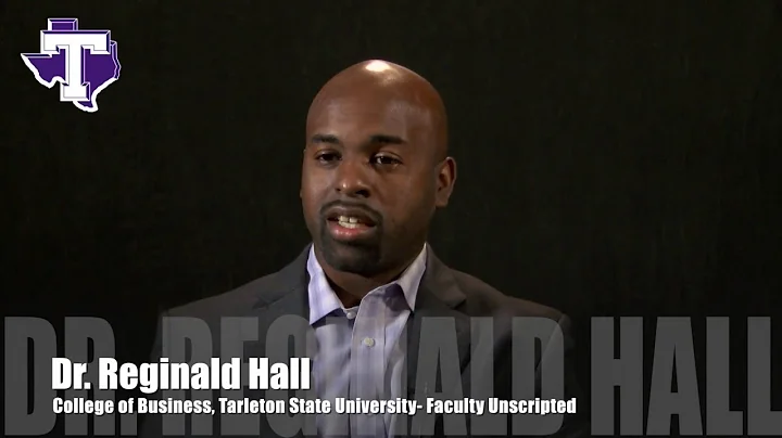 Faculty Unscripted, Dr. Reginald Hall