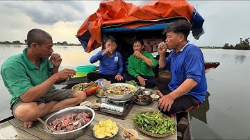 Tập 40. Thăm Sà Di,Thăm Lợp Được Cá 8kg Làm Món Lai Rai Trên Đồng Nước Nổi Mộc Hóa