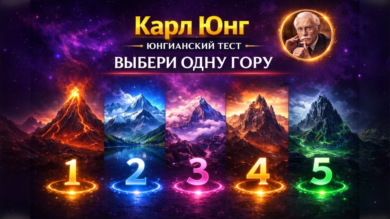 Тест Юнга выбери одну гору и посмотри где ты перегибаешь со своей силой и терпением