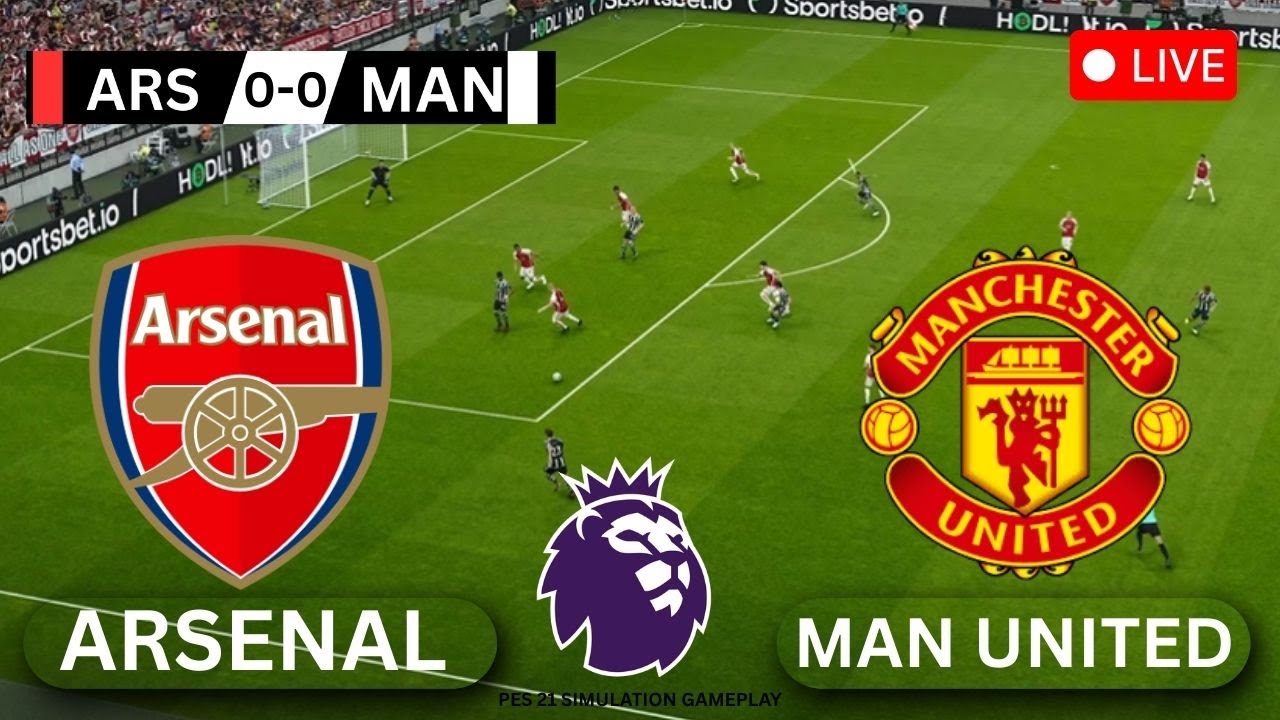 🔴 LIVE: Arsenal vs Man United | English Premier League 2026 | eFootball PES 2021 Full Match