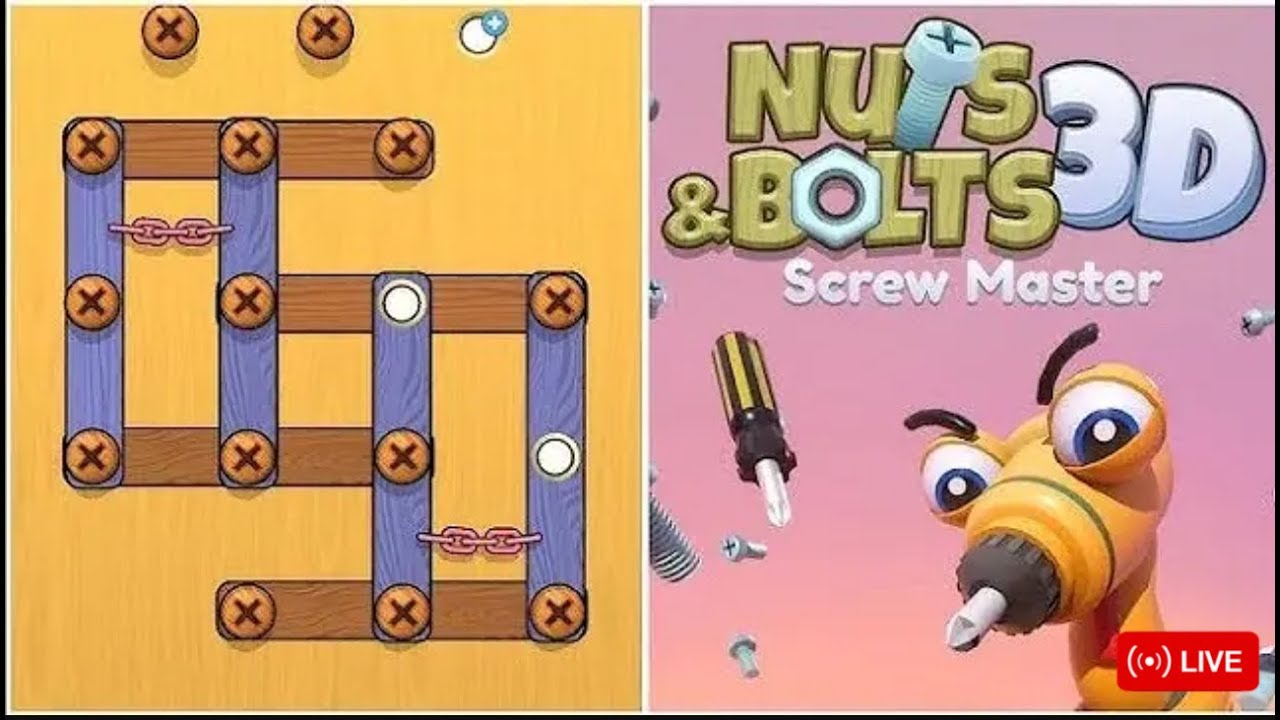 Nuts & Bolts Game Live Stream🥳 GIRL GAMER | FACECAM #shortslive # ...