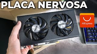 RX 460 DO ALIEXPRESS, PLACA INCRÍVEL DEMAIS, CUSTOU R$470! OLHA COMO CHEGOU... видео