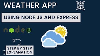 How to make weather app using node.js & expressJs ? | building weather app step by step for beginner screenshot 4
