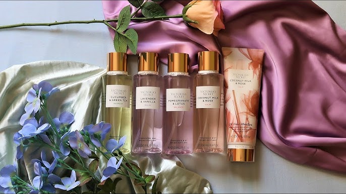 VICTORIA'S SECRET BODY MISTS REVIEW  COMPARING ALL MY COCONUT SCENTS 
