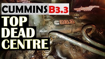HOW TO FIND TDC on B3.3 CUMMINS DIESEL ENGINE | b3.3 Cummins 1st Cylinder Top Dead Centre Mark