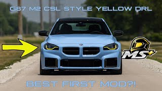 First Step to G87 M2 CSL | Motorsport+ Yellow DRL Modules