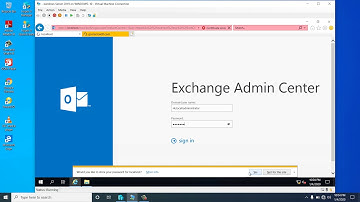 how to access exchange Admin center in exchange server 2019CU3 and create new user mailbox part 13