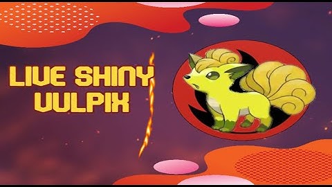 Live shiny Vulpix