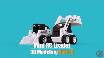 Fusion 360 3d modeling for 3d printing _mini rc loader_Part 19