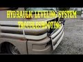 HYDRAULIC JACKS FAIL  LEVELING SYSTEM TROUBLESHOOTING FLEETWOOD BOUNDER / FULL TIME RV , VLOG