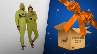 Top 10 Adults Grinch Pajamas / Countdown To Christmas 2018! | Christmas Gift Guide