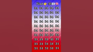 #Find the odd number 43 🧐🤯😵‍💫🤔 #Math puzzle 🧩🧩 #Challenge #Subscribe the channel for more puzzles.
