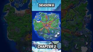 The Evolution Of the Fortnite Map 😱🥺