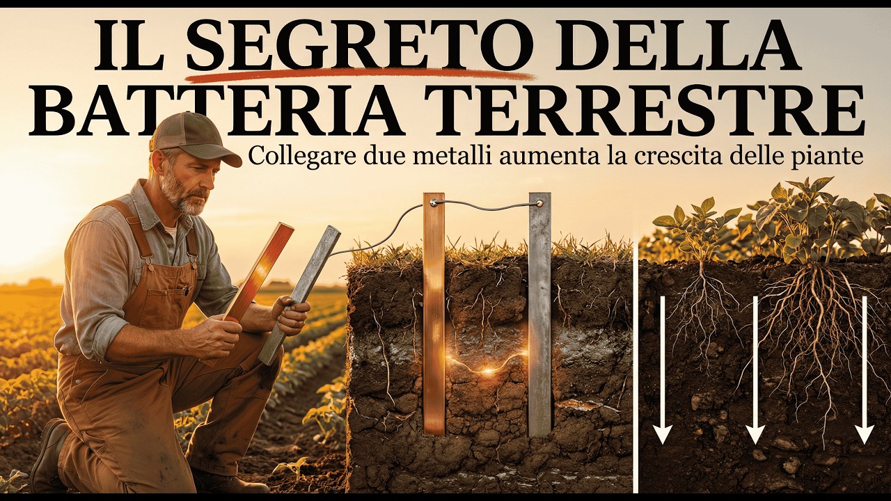 Collegare due metalli raddoppia la crescita delle piante — il segreto della “batteria terrestre”