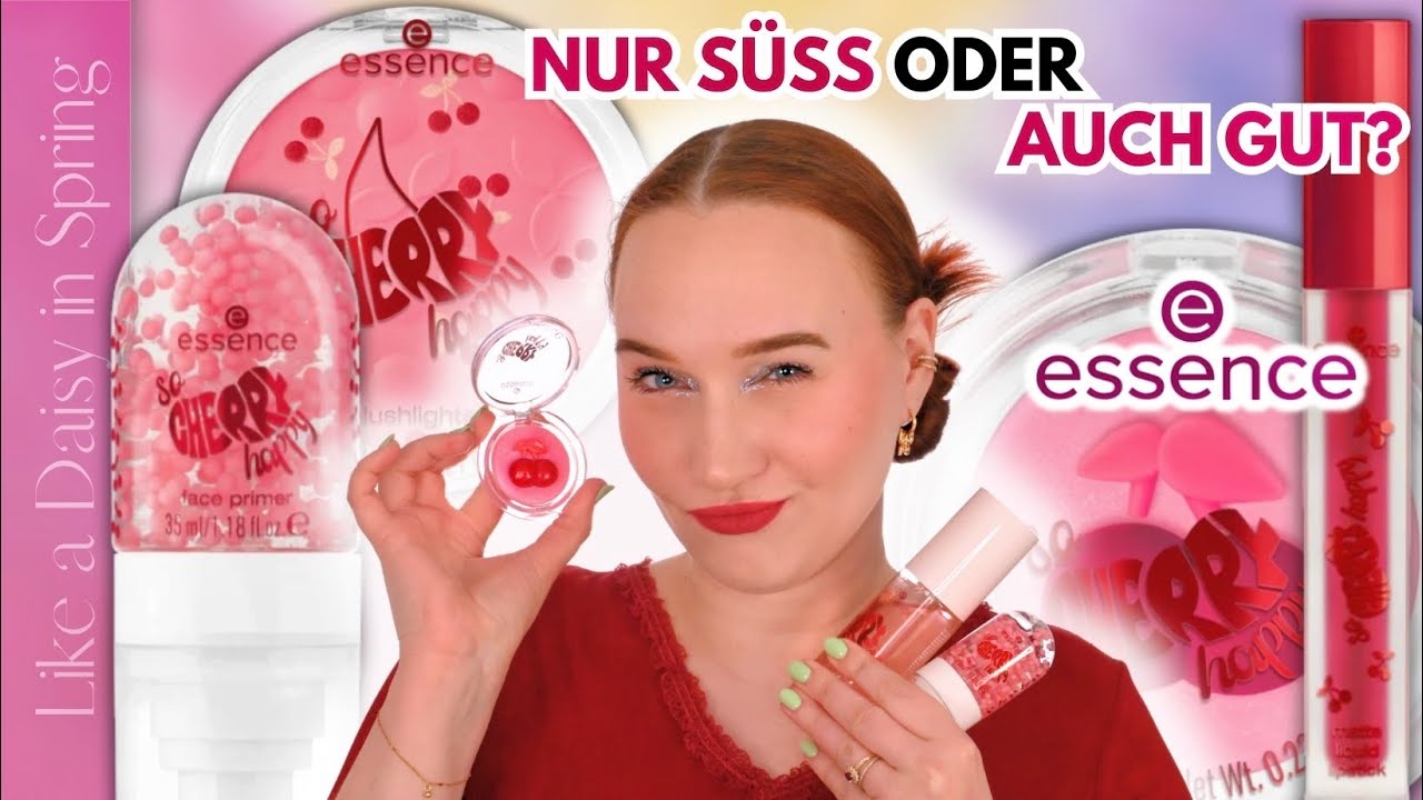 TOPS und FLOPS 🍒Essence SO HAPPY CHERRY Limited Edition TEST | LikeADaisyInSpring