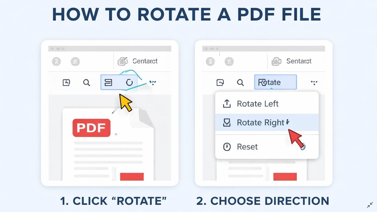 How to Rotate PDF File Online | Rotate PDF Pages Easily (Step-by-Step ...