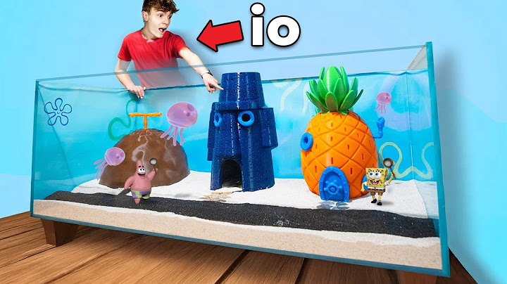 HO COSTRUITO L’ACQUARIO DI SPONGEBOB!