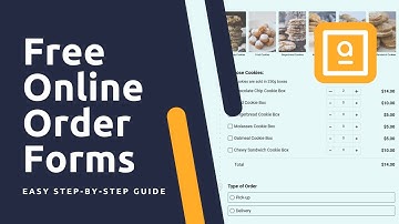 How to Create a Free Online Order Taking Form - AidaForm