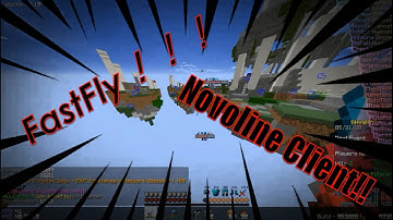 Novoline Hackclient hacking Hypixel!! [fastfly/scaffold/killaura/speed]