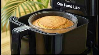 Soft Banana Cake In Air Fryer   Easy Homemade Cake Without Oven