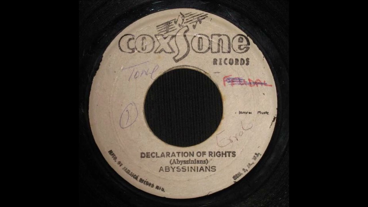 Abyssinians - Declaration Of Rights (Coxsone JA 7