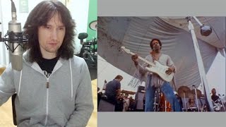 British guitarist analyses Jimi Hendrix's Star Spangled Banner in 1969!