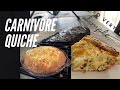 Carnivore doctor quiche recipe keto meal zero carb easy  delicious bacon crustless frittata