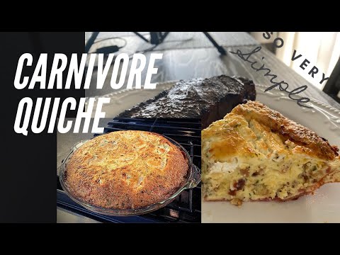 Carnivore Doctor QUICHE RECIPE keto meal Zero Carb EASY & DELICIOUS bacon CRUSTLESS Frittata