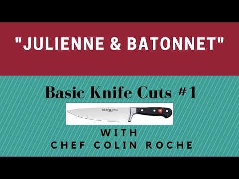 Como Julienne e bâtonnet