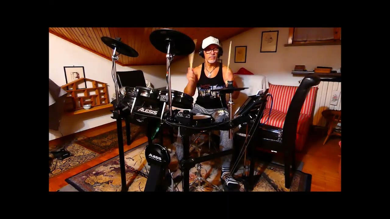 1985 Modern Talking - Cheri Cheri Lady (drum cover - fair use)